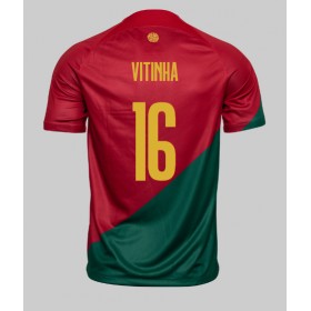 Portugal Vitinha #16 Hemmakläder VM 2022 Kortärmad
